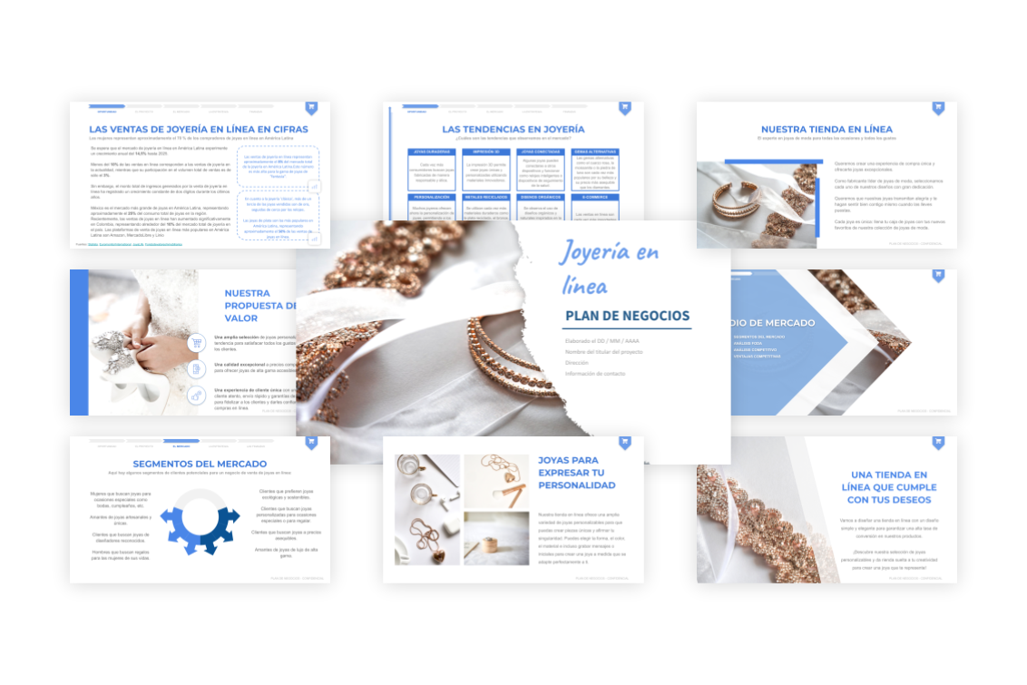 Plan de Negocios Joyería En Línea