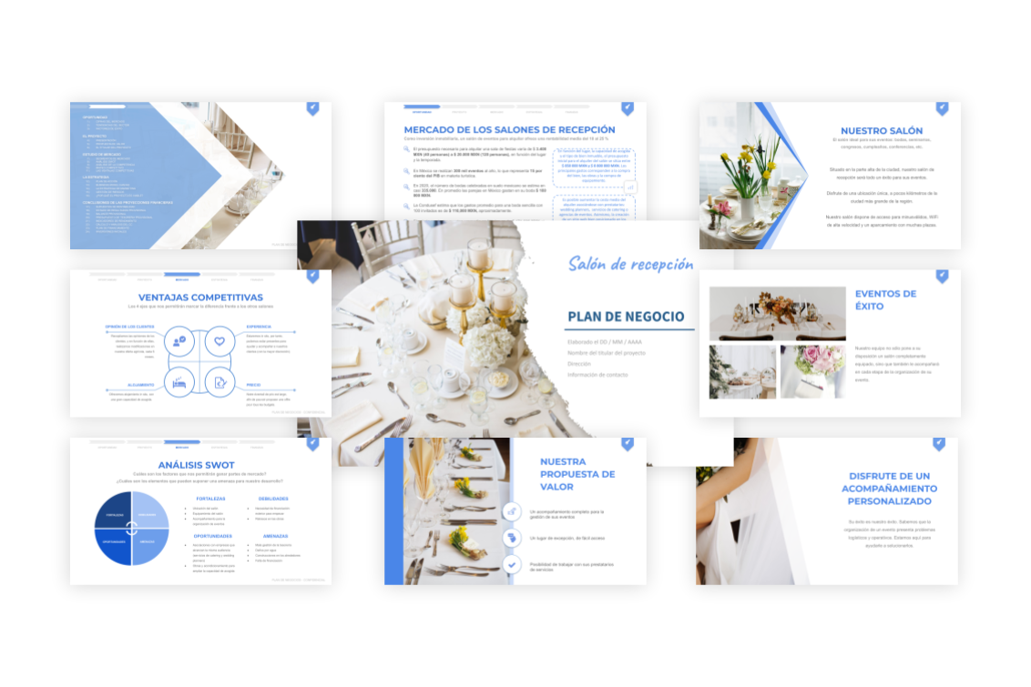 Plan de Negocios Alquiler de Salón de Recepción