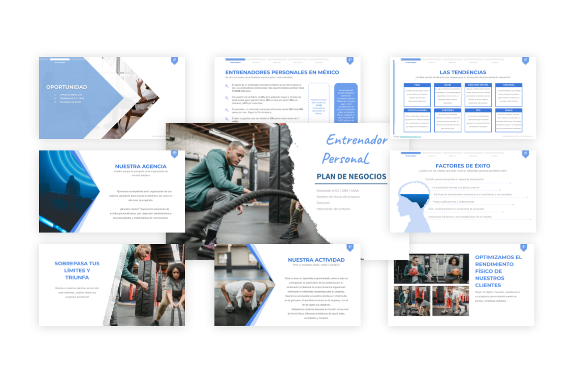 Plan de Negocios Entrenador Personal (Coaching Deportivo)