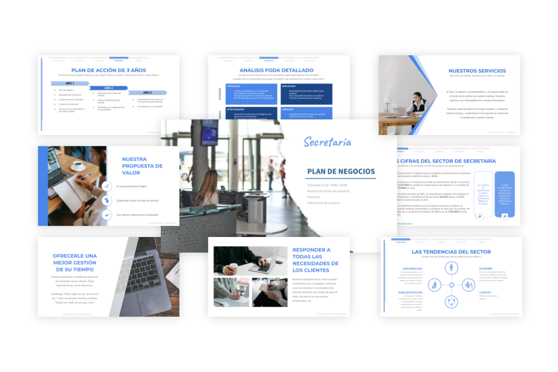 Plan de Negocios Secretaria