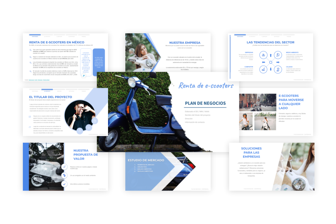 Plan de Negocios Renta De E-Scooters