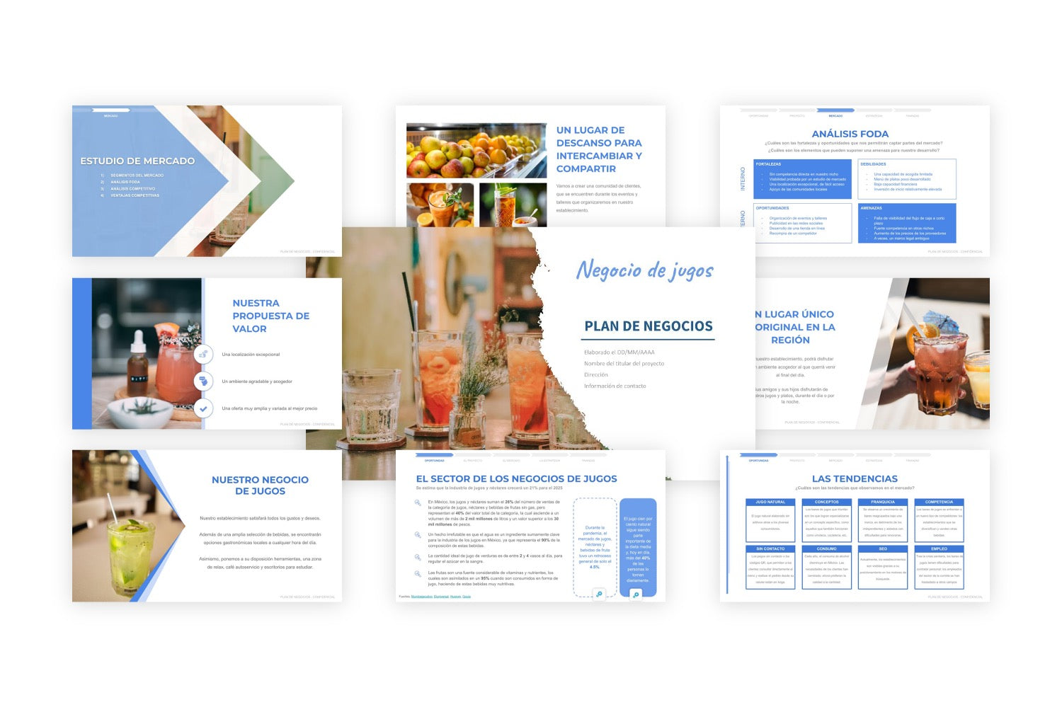 Plan de Negocios Negocio de Jugos