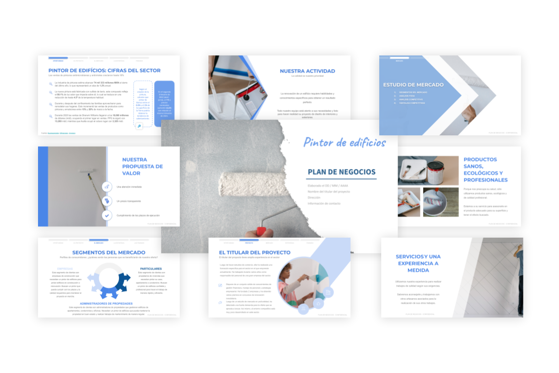 Plan de Negocios Pintor de Edificios