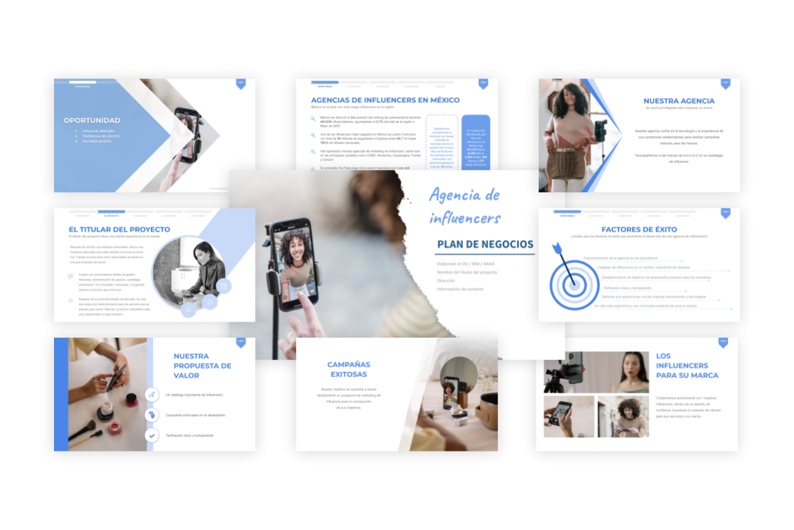 Plan de Negocios Agencia de Influencers