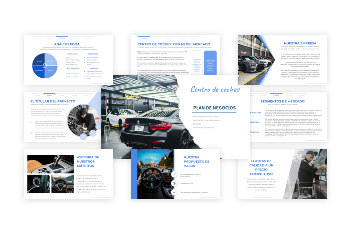 Plan de Negocios Centro de Coches