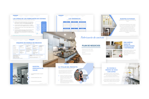 Un ejemplo gratuito de presentación de un proyecto de empresa de fabricación de cocinas
