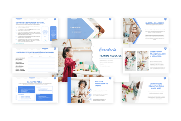 Un ejemplo gratuito de presentación de un proyecto de guardería