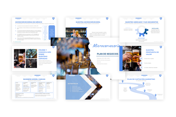 Un ejemplo gratuito de presentación de un proyecto de cerveceria artesanal