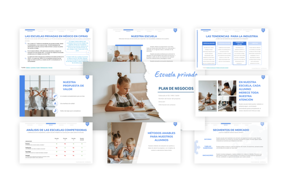 Un ejemplo gratuito de presentación de un proyecto de escuela privada