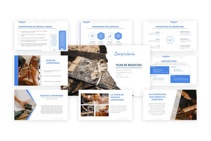 Un ejemplo gratuito de presentación de un proyecto de taller de carpintería