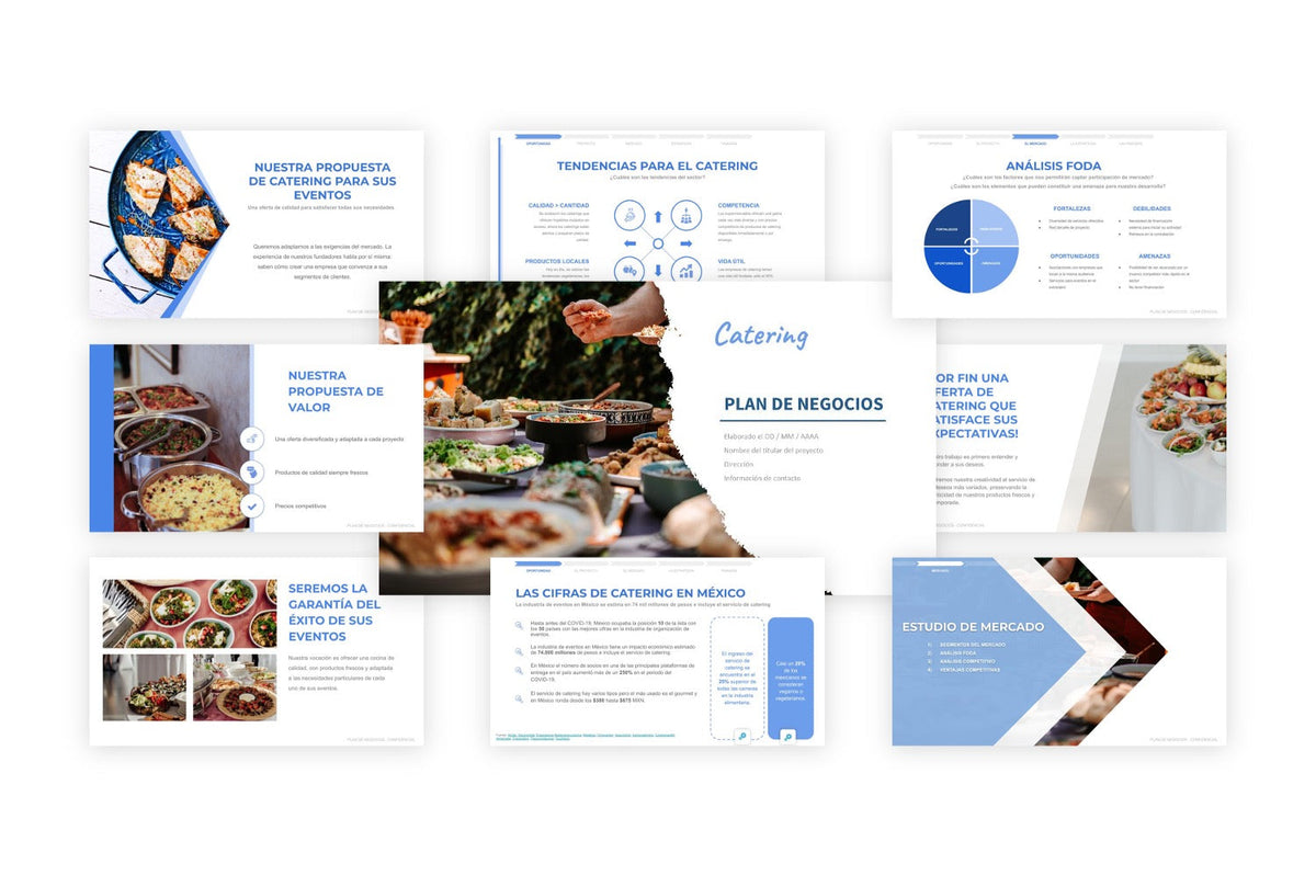 Presentación de una empresa de catering (ejemplo) – Modelos de plan de ...