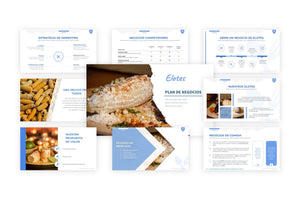 Un ejemplo gratuito de presentación de un proyecto de negocio de elotes