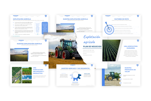 Un ejemplo gratuito de presentación de un proyecto de empresa agrícola