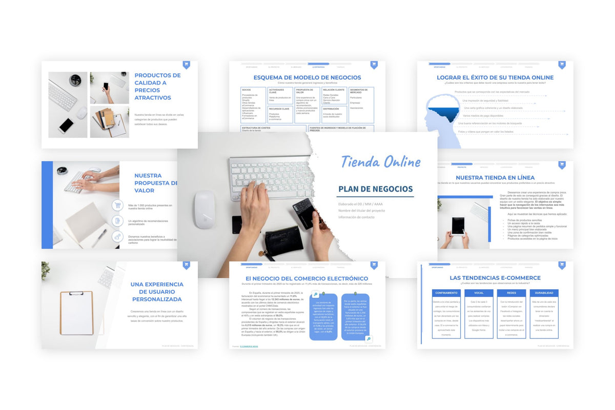Un plan de negocios para una tienda online (35 páginas) – Modelos de ...